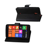 REIKO NOKIA LUMIA 1320 3-IN-1 WALLET CASE IN BLACK