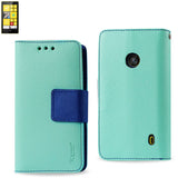 REIKO NOKIA LUMIA 520 3-IN-1 WALLET CASE IN GREEN