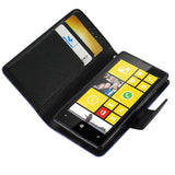 REIKO NOKIA LUMIA 520 3-IN-1 WALLET CASE IN NAVY