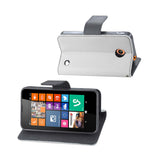 REIKO NOKIA LUMIA 635 3-IN-1 WALLET CASE IN WHITE