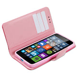 REIKO NOKIA LUMIA 640 3-IN-1 WALLET CASE IN HOT PINK