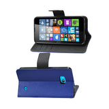 REIKO NOKIA LUMIA 640 3-IN-1 WALLET CASE IN NAVY