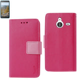 REIKO NOKIA LUMIA 640 XL 3-IN-1 WALLET CASE IN HOT PINK