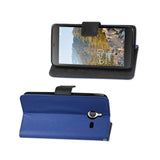 REIKO NOKIA LUMIA 640 XL 3-IN-1 WALLET CASE IN NAVY