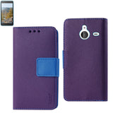REIKO NOKIA LUMIA 640 XL 3-IN-1 WALLET CASE IN PURPLE