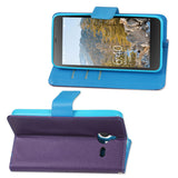 REIKO NOKIA LUMIA 640 XL 3-IN-1 WALLET CASE IN PURPLE