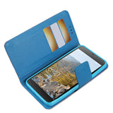 REIKO NOKIA LUMIA 640 XL 3-IN-1 WALLET CASE IN PURPLE
