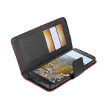 REIKO NOKIA LUMIA 640 XL 3-IN-1 WALLET CASE IN RED