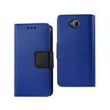 REIKO MICROSOFT LUMIA 650 3-IN-1 WALLET CASE IN NAVY