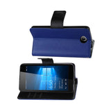 REIKO MICROSOFT LUMIA 650 3-IN-1 WALLET CASE IN NAVY