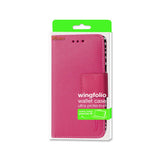 REIKO MICROSOFT LUMIA 650 WALLET CASE WITH INNER ZEBRA PRINT IN HOT PINK