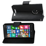 REIKO NOKIA LUMIA 830 3-IN-1 WALLET CASE IN BLACK