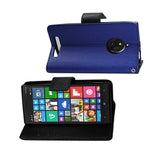 REIKO NOKIA LUMIA 830 3-IN-1 WALLET CASE IN NAVY