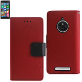 REIKO NOKIA LUMIA 830 3-IN-1 WALLET CASE IN RED