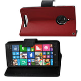 REIKO NOKIA LUMIA 830 3-IN-1 WALLET CASE IN RED
