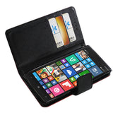 REIKO NOKIA LUMIA 830 3-IN-1 WALLET CASE IN RED