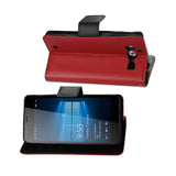 REIKO NOKIA LUMIA 950 3-IN-1 WALLET CASE IN RED