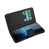REIKO NOKIA LUMIA 950 3-IN-1 WALLET CASE IN RED