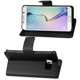 REIKO SAMSUNG GALAXY S6 EDGE PLUS 3-IN-1 WALLET CASE IN BLACK