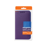 REIKO SAMSUNG GALACY A3 3-IN-1 WALLET CASE IN PURPLE