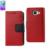 REIKO SAMSUNG GALACY A3 3-IN-1 WALLET CASE IN RED