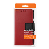 REIKO SAMSUNG GALACY A3 3-IN-1 WALLET CASE IN RED