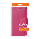 REIKO SAMSUNG GALAXY A7 (2016) 3-IN-1 WALLET CASE WITH INNER ZEBRA PRINT IN HOT PINK