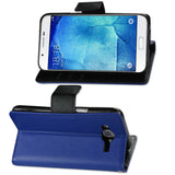 REIKO SAMSUNG GALAXY A8 3-IN-1 WALLET CASE IN NAVY