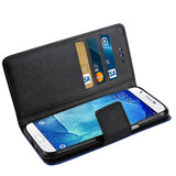 REIKO SAMSUNG GALAXY A8 3-IN-1 WALLET CASE IN NAVY