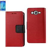 REIKO SAMSUNG GALAXY A8 3-IN-1 WALLET CASE IN RED