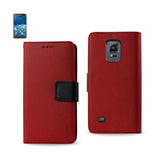 REIKO SAMSUNG GALAXY NOTE EDGE 3-IN-1 WALLET CASE IN RED