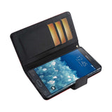 REIKO SAMSUNG GALAXY NOTE EDGE 3-IN-1 WALLET CASE IN RED