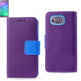 REIKO SAMSUNG GALAXY ALPHA 3-IN-1 WALLET CASE IN PURPLE