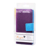 REIKO SAMSUNG GALAXY ALPHA 3-IN-1 WALLET CASE IN PURPLE