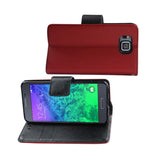 REIKO SAMSUNG GALAXY ALPHA 3-IN-1 WALLET CASE IN RED