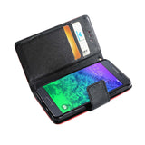REIKO SAMSUNG GALAXY ALPHA 3-IN-1 WALLET CASE IN RED