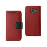 REIKO SAMSUNG GALAXY S7 ACTIVE 3-IN-1 WALLET CASE IN RED
