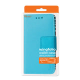 REIKO SAMSUNG GALAXY GRAND NEO 3-IN-1 WALLET CASE WITH INNER ZEBRA PRINT IN BLUE