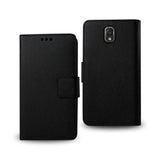 REIKO SAMSUNG GALAXY NOTE 3 3-IN-1 WALLET CASE IN BLACK