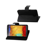 REIKO SAMSUNG GALAXY NOTE 3 3-IN-1 WALLET CASE IN BLACK