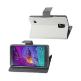 REIKO SAMSUNG GALAXY NOTE 4 3-IN-1 WALLET CASE IN WHITE