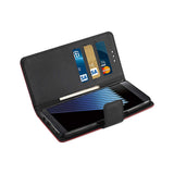 REIKO SAMSUNG GALAXY NOTE 7 3-IN-1 WALLET CASE IN RED