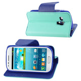 REIKO SAMSUNG GALAXY S3 MINI 3-IN-1 WALLET CASE IN GREEN