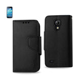 REIKO SAMSUNG GALAXY S4 MINI 3-IN-1 WALLET CASE IN BLACK