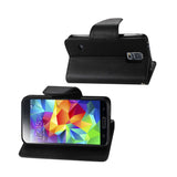 REIKO SAMSUNG GALAXY S5 MINI 3-IN-1 WALLET CASE IN BLACK