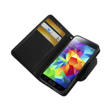 REIKO SAMSUNG GALAXY S5 MINI 3-IN-1 WALLET CASE IN BLACK