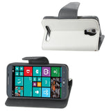 REIKO SAMSUNG ATIV SE 3-IN-1 WALLET CASE IN WHITE