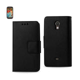 REIKO SAMSUNG GALAXY LIGHT 3-IN-1 WALLET CASE IN BLACK