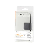 REIKO SAMSUNG GALAXY LIGHT 3-IN-1 WALLET CASE IN WHITE