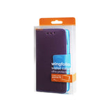 REIKO SHARP AQUOS CRYSTAL 3-IN-1 WALLET CASE IN PURPLE